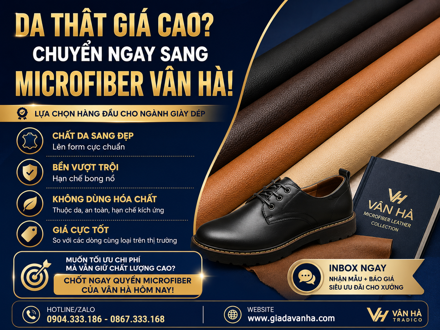 Da Microfiber Vân Hà