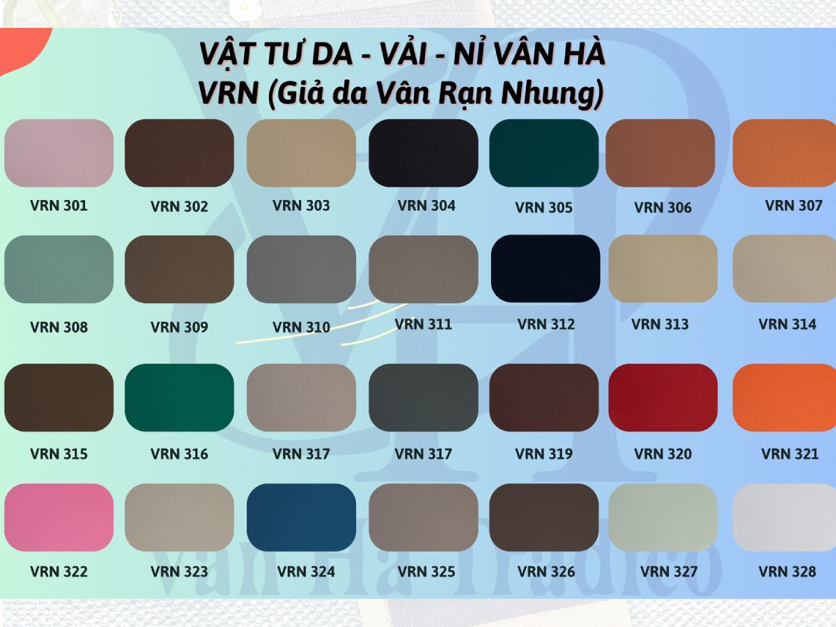 Da PVC Vân Rạn Nhung (VRN)