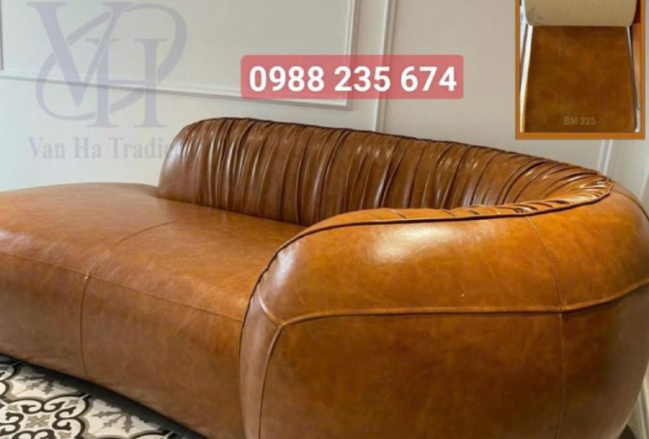 Da BM bóng 2 màu – Chất liệu nổi bật cho sofa và nội thất sang trọng