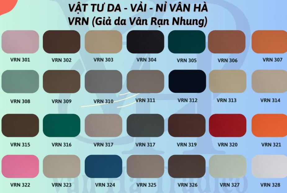 Da PVC Vân Rạn Nhung (VRN) – Dòng da sang trọng, bền đẹp và ứng dụng cao cho nội thất hiện đại