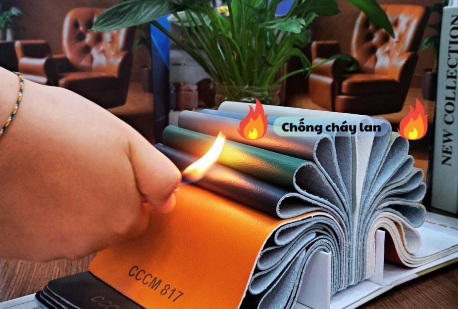 Da công nghiệp có chống cháy không? Tìm hiểu da CCCM chống cháy