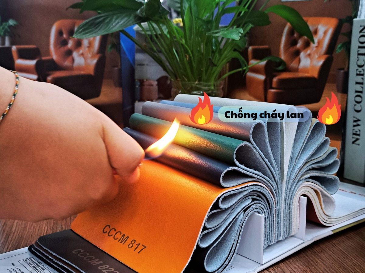 Da công nghiệp có chống cháy không? Tìm hiểu da CCCM chống cháy